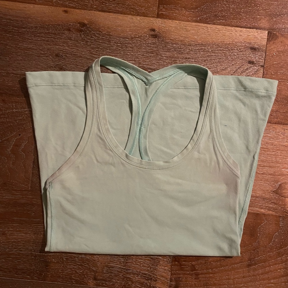Lululemon Turquoise Racerback Tank - Picture 3 of 3